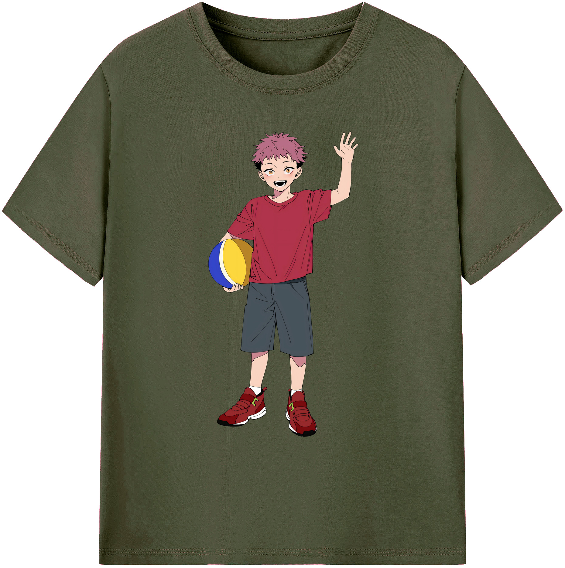 （画像用） 呪術廻戦 Jujutsu Kaisen 綿100％ メンズ半袖Tシャツ｜肌触りやわらか＆通気性